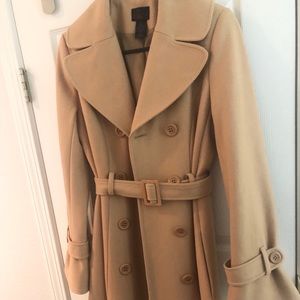 NEW mid-calf length wool blend trench coat!